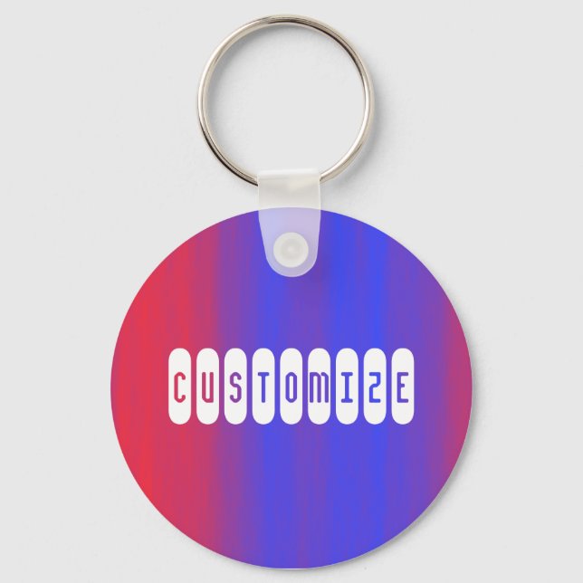 Chaveiro Fluxo de cores - Modelo (Frente)