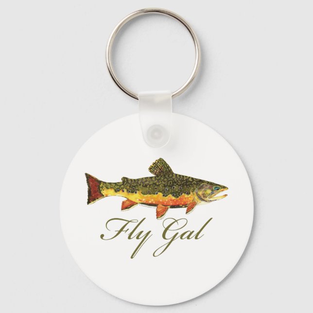 Chaveiro Fly Fishing Women (Frente)