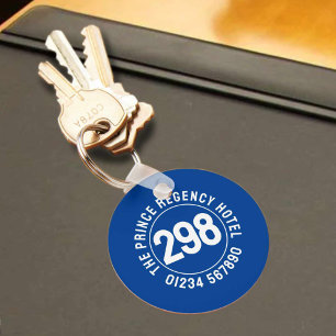 Chaveiro Fob da Chave da Sala do Hotel com Número da Sala