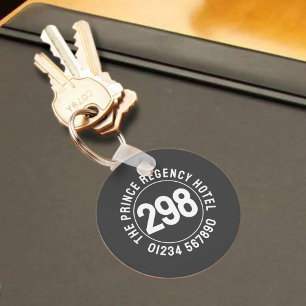 Chaveiro Fob da Chave da Sala do Hotel com Número da Sala