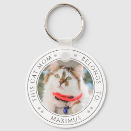 Chaveiro Fofa Essa Gata Pertence ao Nome Foto Personalizada