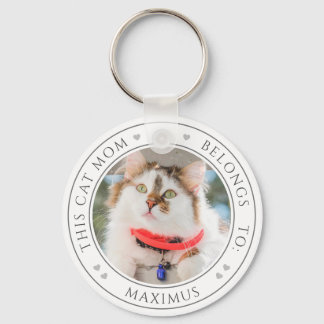 Chaveiro Fofa Essa Gata Pertence ao Nome Foto Personalizada
