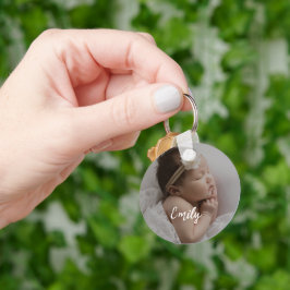 Chaveiro Fofinho com Foto Personalizada do Bebê e