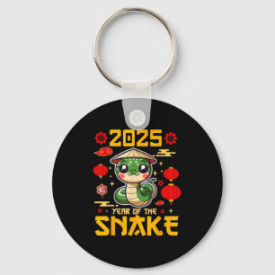 Chaveiro Fofo Ano 2025 da Cobra Feliz Ano Novo Chinês