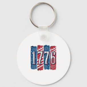 Chaveiro Fogueira Patriótica de 1776 Projeto Vetorial Vinta