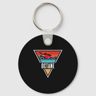 Chaveiro Foguete de Futebol Octane Gráfico Retro Sol Poente