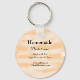 Chaveiro Folha caseira feita com amor adicionar texto site