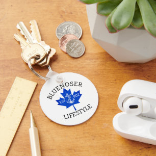 Chaveiro Folha de Mapeamento do Estilo de Vida Bluenoser 90