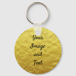 Chaveiro Folha de ouro de luxo personalizada