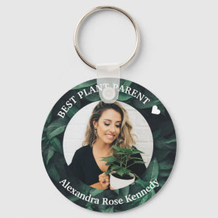 Chaveiro Folha Verde do Pai da Melhor Planta Foto Personali