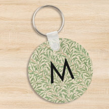 Folhas Botânicas de Salgueiro Monogramadas William