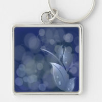Folhas de Bokeh Azul