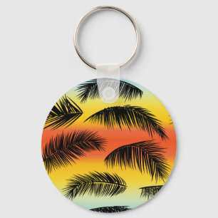 Chaveiro Folhas de palmeiras: padrão uniforme.