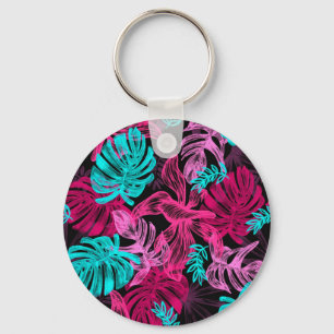 Chaveiro Folhas tropicais