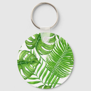 Chaveiro Folhas tropicais