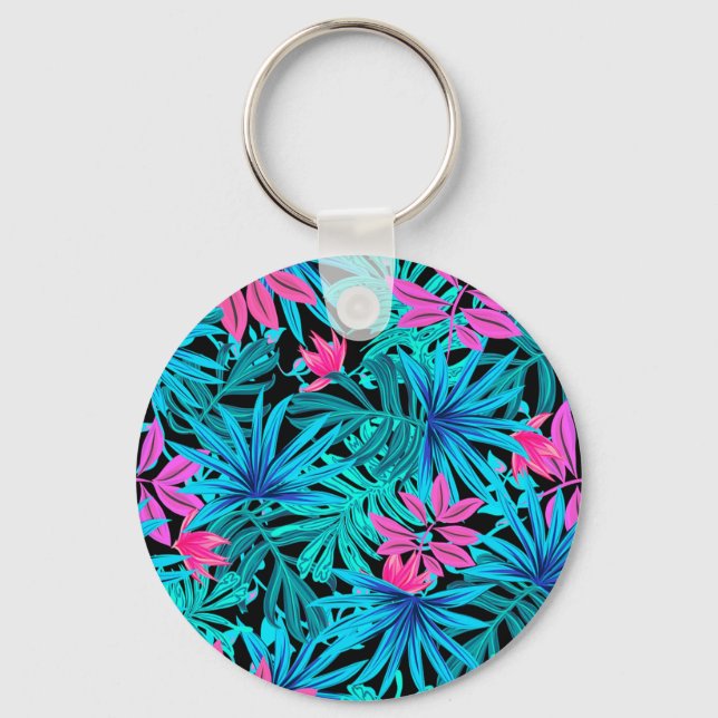 Chaveiro Folhas tropicais (Frente)
