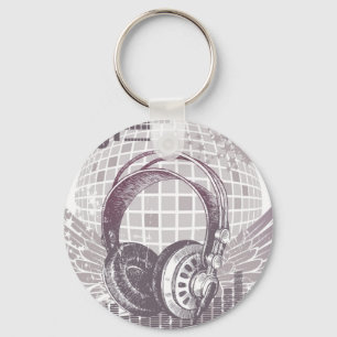 Chaveiro Fones de ouvido do vôo