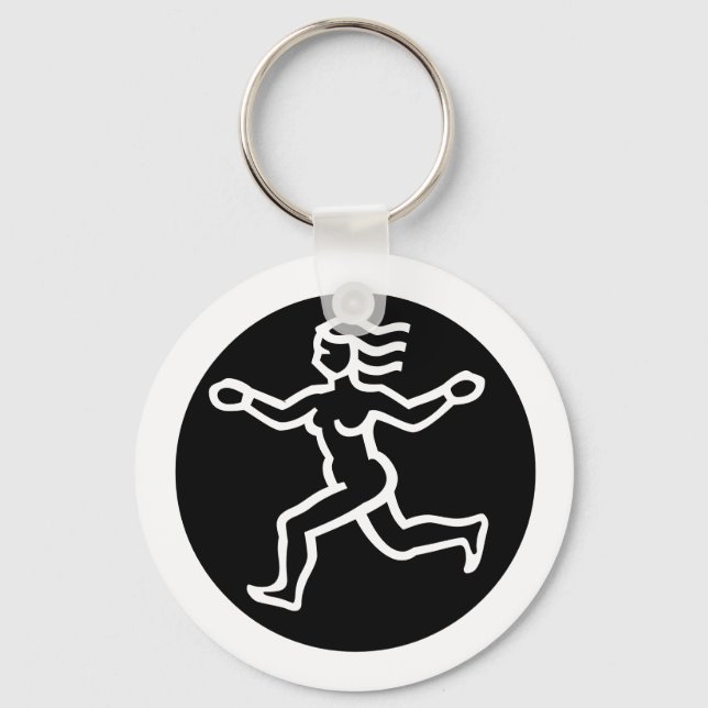 Chaveiro Font Zodiac: VIRGO + suas Cores e Ideias (Frente)