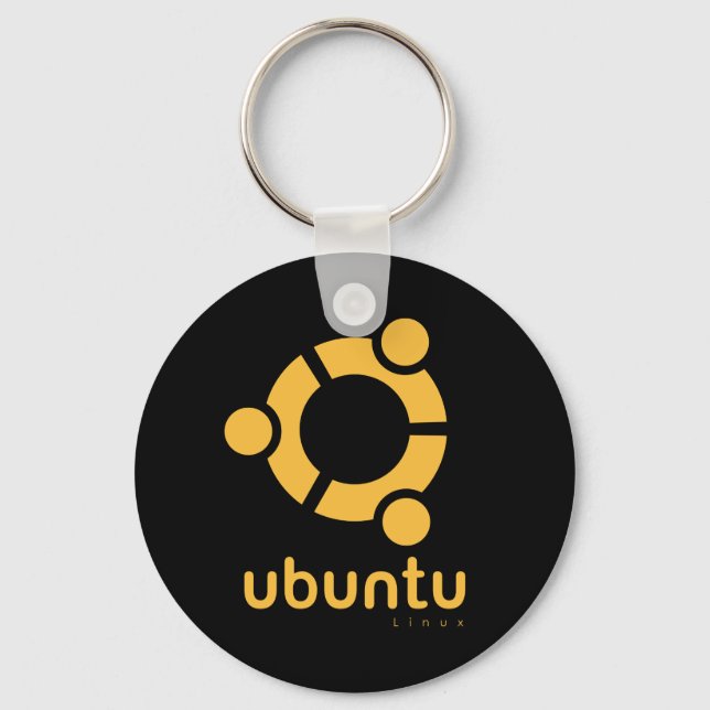 Chaveiro Fonte aberta do Ubuntu Linux (Frente)