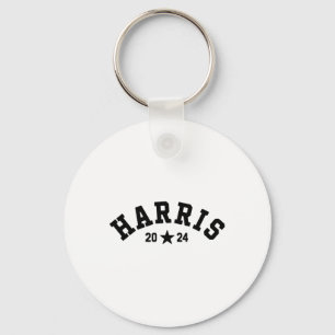 Chaveiro Fonte de beisebol curva vintage 2024 Kamala Harris