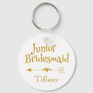 Chaveiro Fonte de Ouro do Junior Bridesmaid Gifts