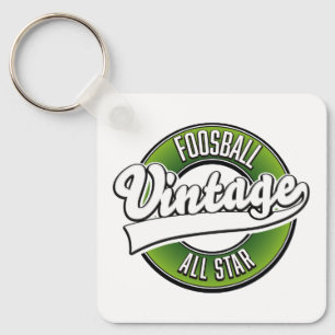 Chaveiro Foosball vintage com logotipo estelar