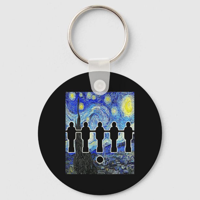 Chaveiro Foosll Noite Estrelada Mesa Futebol Van Gogh Diver (Frente)
