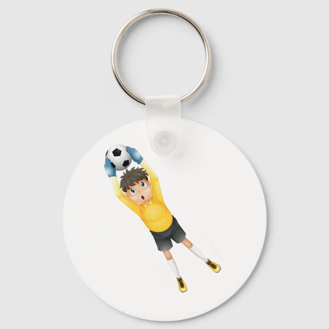 Chaveiro Football Goalie (Frente)