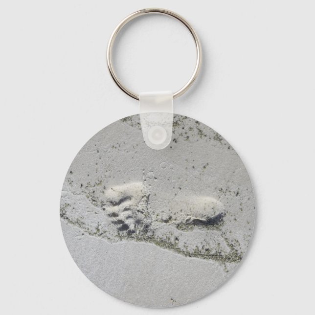 Chaveiro Footprint In The Sand Key Chain (Frente)