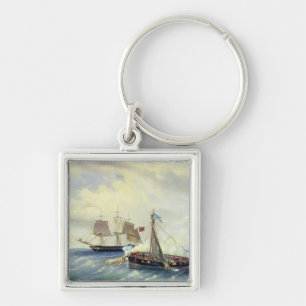 Chaveiro Fora da costa da ilha de Nargen