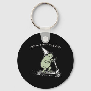 Chaveiro Fora Para Ensinar Inglês Scooter Frog Professor de