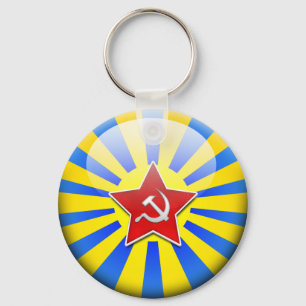 Chaveiro Força aérea da bandeira de Russain