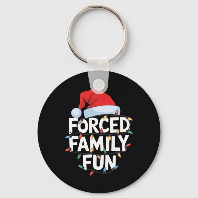 Chaveiro Forçou o Natal da Família (Frente)