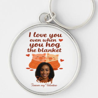 Chaveiro 'Forever my Valentine' Personalized Keychain