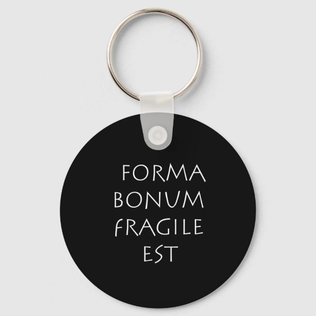 Chaveiro Forma bonum frágil (Frente)