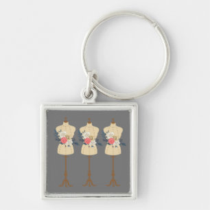 Chaveiro Forma de vestido bonito de costura