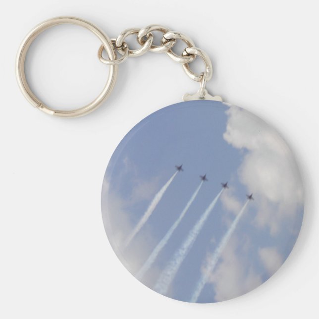 Chaveiro Formação de Jato Militar de Aeronaves (Frente)