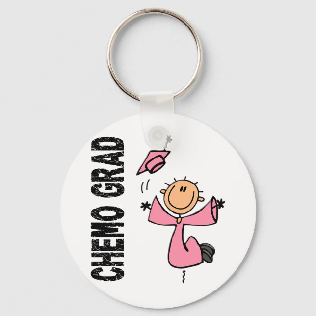 Chaveiro Formando 1 (Cancer da mama), cor-de-rosa (Frente)