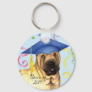 Chaveiro Formando de Shar-Pei do chinês