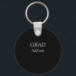 Chaveiro Formando uma formatura simples e mínima elegante e<br><div class="desc">Design</div>