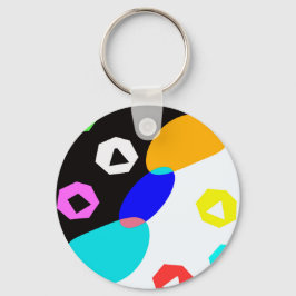 Chaveiro Formas coloridas