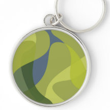 Formas orgânicas verdes, legal, modernas e ondulad