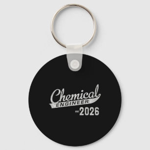 Chaveiro Formatura de Engenheiro Químico 2026 Premium Tri-b