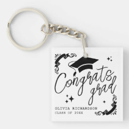 Chaveiro Formatura Personalizada Elegante Roteiro Estrelas