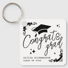 Chaveiro Formatura Personalizada Roteiro Elegante Estrelas 