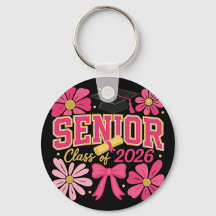 Chaveiro Formatura Seniors 2026 Meninas Preppy Boho Floral
