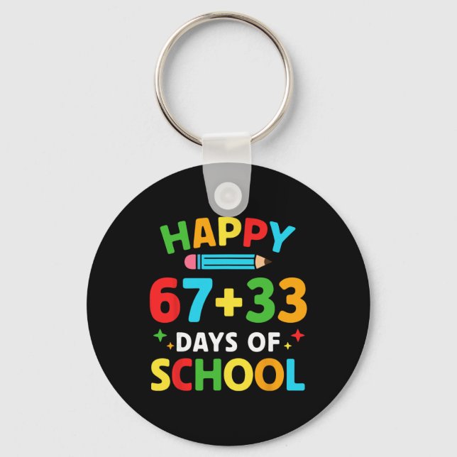 Chaveiro Fórmula Matemática 100 Dias De Escola Professor De (Frente)
