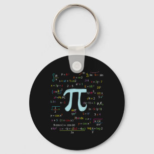 Chaveiro Fórmulas De Nerdy Mathematicians Pi