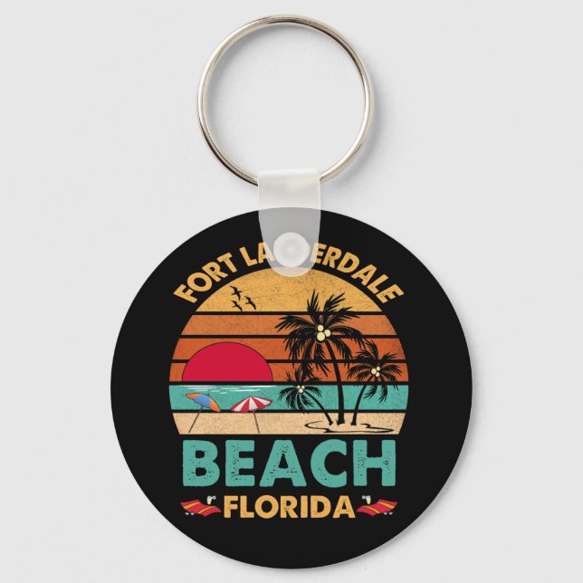 Chaveiro Fort Lauderdale Florida Beach FL Novelty (Frente)
