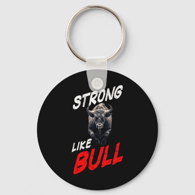 Chaveiro Forte Como Bull Powerinclusive Gym (Frente)